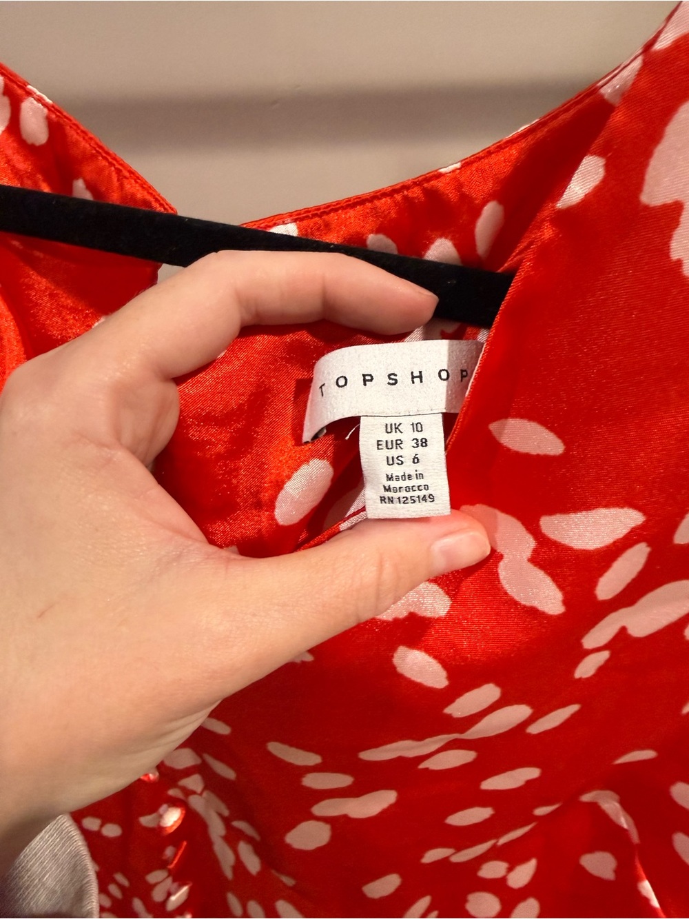 Red Polka-dot Short-Sleeve Maxi Dress